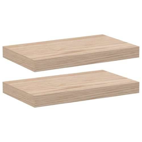Plutajuće police 2 kom 40x23,5x4 cm od konstruiranog drva - 40 x 23.5 x 4 cm 2 1 Cijena