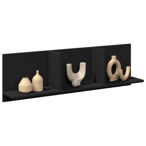 Zidni ormarić crni 100 x 16,5 x 30 cm od konstruiranog drva - Crna 100 x 16.5 x 30 cm 1 Cijena