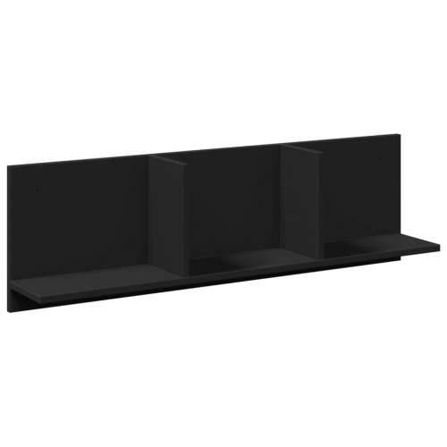 Zidni ormarić crni 100 x 16,5 x 30 cm od konstruiranog drva - Crna 100 x 16.5 x 30 cm 1 Cijena