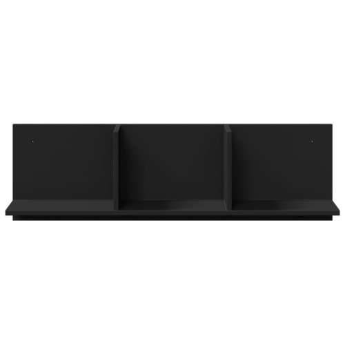 Zidni ormarić crni 100 x 16,5 x 30 cm od konstruiranog drva - Crna 100 x 16.5 x 30 cm 1 Cijena