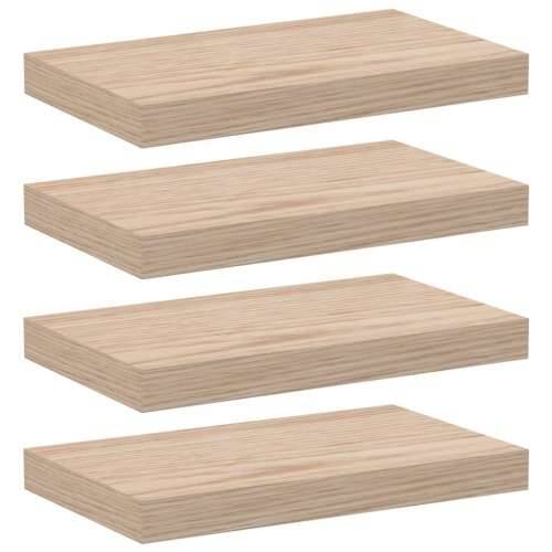 Plutajuće police 4 kom 40x23,5x4 cm od konstruiranog drva - 40 x 23.5 x 4 cm 4 1 Cijena
