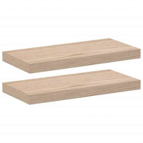 Plutajuće police 2 kom 50x23,5x4 cm od konstruiranog drva - 50 x 23.5 x 4 cm 2 1 Cijena