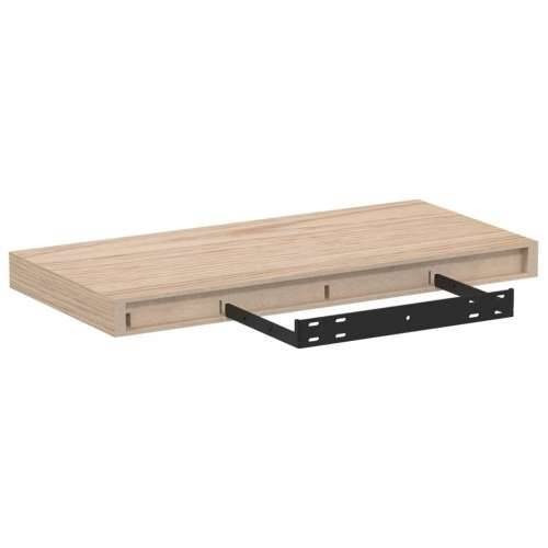 Plutajuće police 2 kom 50x23,5x4 cm od konstruiranog drva - 50 x 23.5 x 4 cm 2 1 Cijena