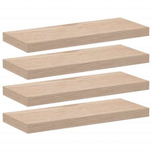 Plutajuće police 4 kom 60x23,5x4 cm od konstruiranog drva - 60 x 23.5 x 4 cm 4 1 Cijena