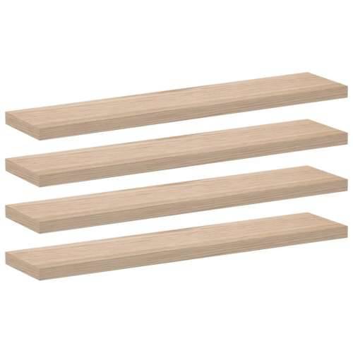 Plutajuće police 4 kom 110x23,5x4 cm od konstruiranog drva - 110 x 23.5 x 4 cm 4 1 Cijena