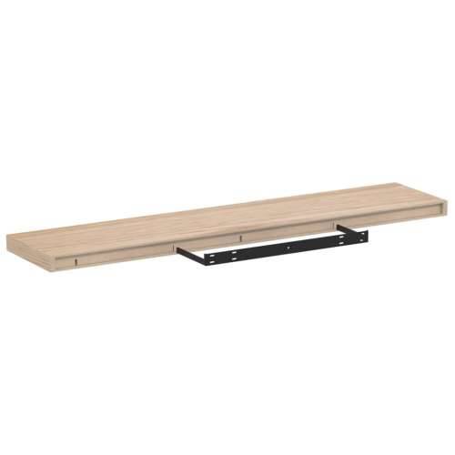 Plutajuće police 4 kom 110x23,5x4 cm od konstruiranog drva - 110 x 23.5 x 4 cm 4 1 Cijena