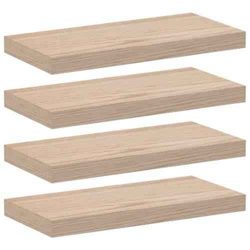 Plutajuće police 4 kom 50x23,5x4 cm od konstruiranog drva - 50 x 23.5 x 4 cm 4 1 Cijena