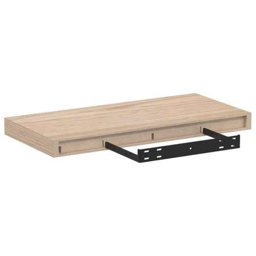 Plutajuće police 4 kom 50x23,5x4 cm od konstruiranog drva - 50 x 23.5 x 4 cm 4 1 Cijena