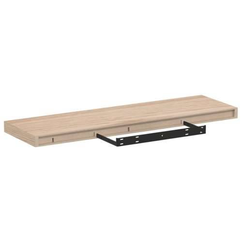 Plutajuće police 4 kom 80x23,5x4 cm od konstruiranog drva - 80 x 23.5 x 4 cm 4 1 Cijena