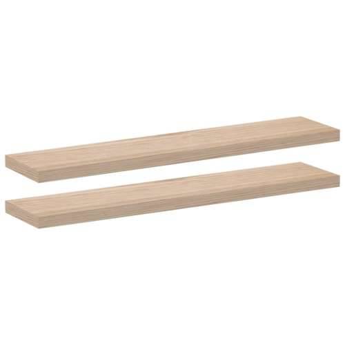 Plutajuće police 2 kom 110x23,5x4 cm od konstruiranog drva - 110 x 23.5 x 4 cm 2 1 Cijena