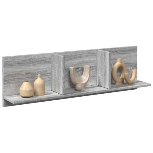 Zidni ormarić boja hrasta 100x16,5x30 cm od konstruiranog drva - Sivi hrast sonoma 100 x 16.5 x 30 cm 1 Cijena