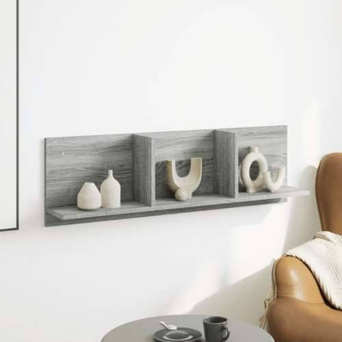 Zidni ormarić boja hrasta 100x16,5x30 cm od konstruiranog drva - Sivi hrast sonoma 100 x 16.5 x 30 cm 1 Cijena