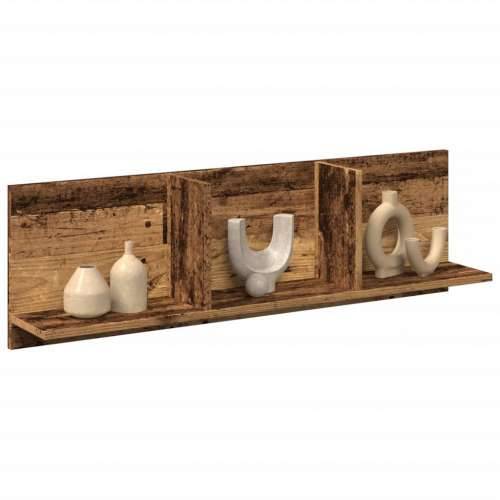 Zidni ormarić boja starog drva 100x16,5x30 cm konstruirano drvo - Staro drvo 100 x 16.5 x 30 cm 1 Cijena