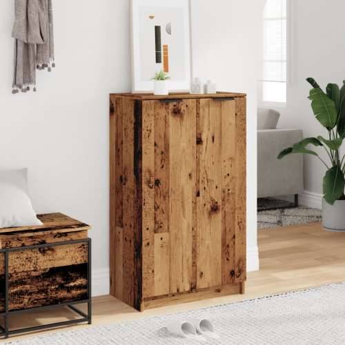 Ormarić za cipele boja drva 59x35x100,5 cm konstruirano drvo - Staro drvo 1 Cijena