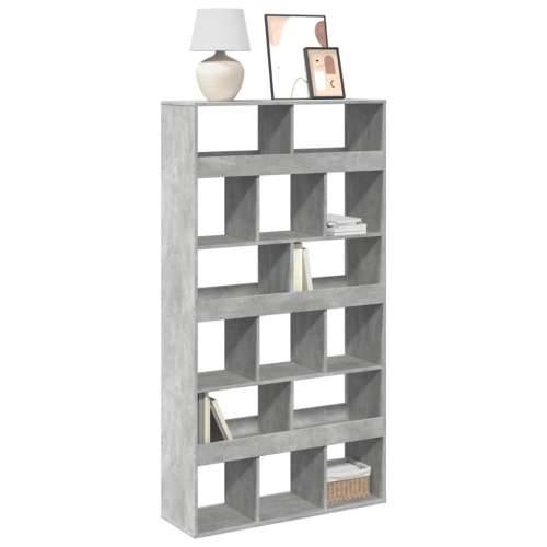 Regal za knjige boja betona 100x33x187,5 cm konstruirano drvo - Beton siva 1 187.5 cm Cijena