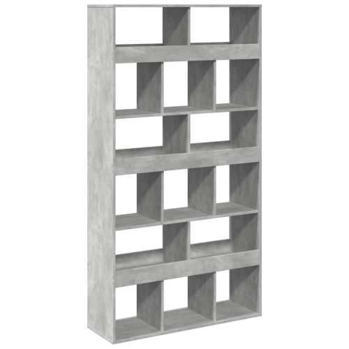 Regal za knjige boja betona 100x33x187,5 cm konstruirano drvo - Beton siva 1 187.5 cm Cijena
