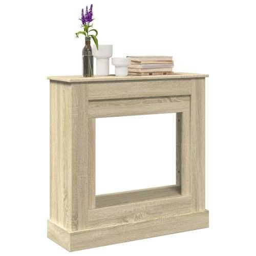Okvir za kamin boja hrasta 90x30x90 cm od konstruiranog drva - sonoma hrast Cijena