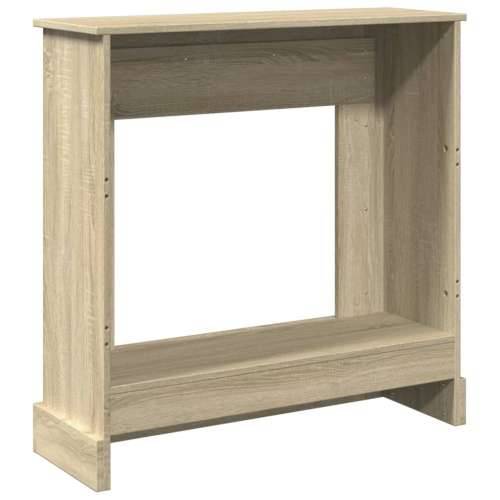 Okvir za kamin boja hrasta 90x30x90 cm od konstruiranog drva - sonoma hrast Cijena