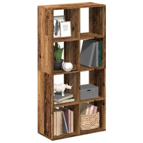 Pregrada / regal za knjige boja drva 69,5x29x137,5 cm drveni - Staro drvo 1 137.5 cm 69.5 cm Cijena