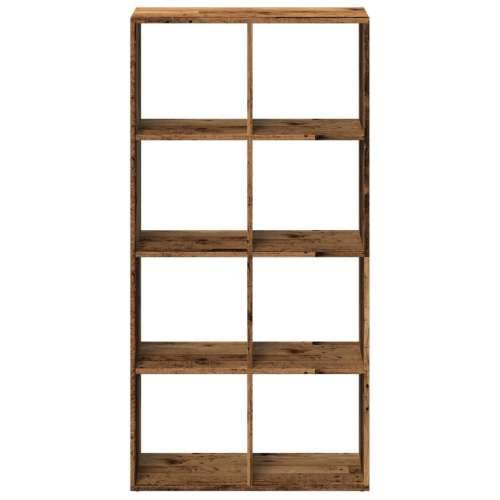 Pregrada / regal za knjige boja drva 69,5x29x137,5 cm drveni - Staro drvo 1 137.5 cm 69.5 cm Cijena