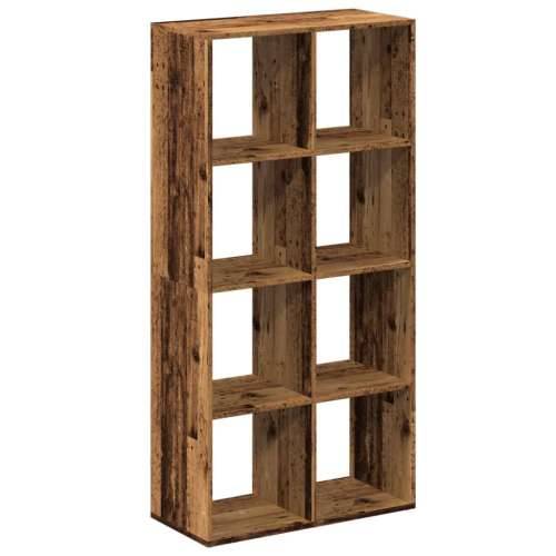 Pregrada / regal za knjige boja drva 69,5x29x137,5 cm drveni - Staro drvo 1 137.5 cm 69.5 cm Cijena