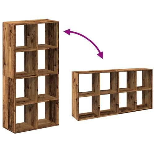 Pregrada / regal za knjige boja drva 69,5x29x137,5 cm drveni - Staro drvo 1 137.5 cm 69.5 cm Cijena