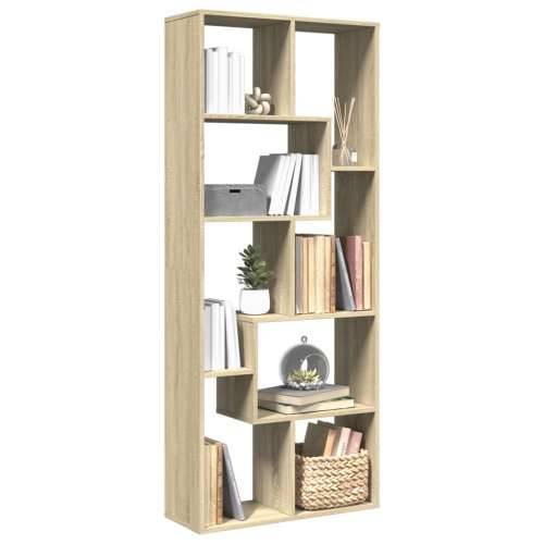 Pregrada / regal za knjige boja hrasta 67x25x161,5 cm drveni - sonoma hrast 1 Cijena