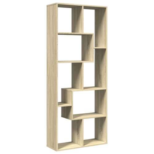 Pregrada / regal za knjige boja hrasta 67x25x161,5 cm drveni - sonoma hrast 1 Cijena
