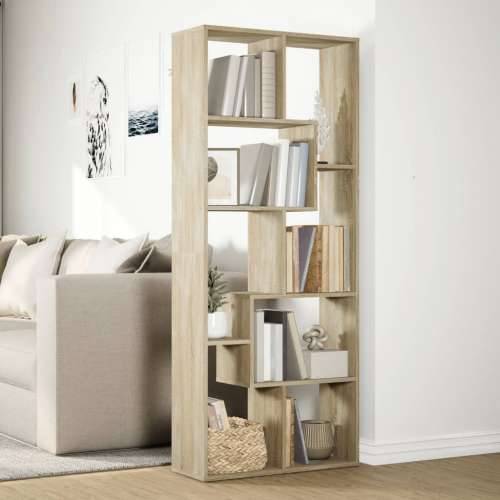 Pregrada / regal za knjige boja hrasta 67x25x161,5 cm drveni - sonoma hrast 1 Cijena