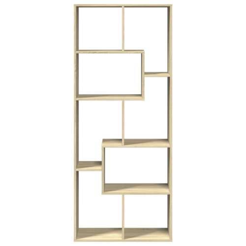 Pregrada / regal za knjige boja hrasta 67x25x161,5 cm drveni - sonoma hrast 1 Cijena