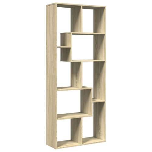 Pregrada / regal za knjige boja hrasta 67x25x161,5 cm drveni - sonoma hrast 1 Cijena