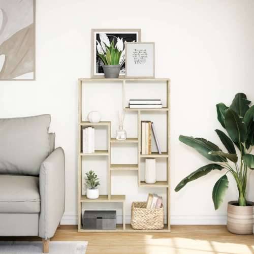 Regal za knjige boja hrasta 72x20x120 cm od konstruiranog drva - sonoma hrast 1 72 cm Cijena