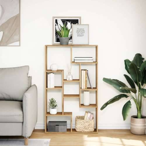 Regal za knjige boja hrasta 72x20x120 cm od konstruiranog drva - hrast artisan 1 72 cm Cijena