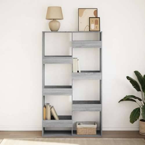 Regal za knjige boja hrasta 100x33x175 cm konstruirano drvo - Sivi hrast sonoma 1 175 cm Cijena