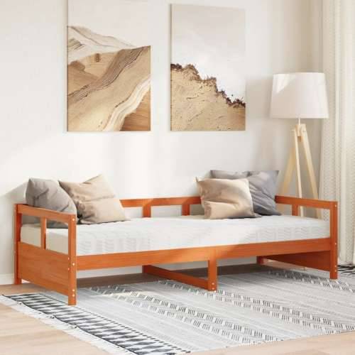 Dnevni krevet s madracem voštano smeđi 80x200 cm od borovine Voštano smeđa 80 x 200 cm Da Cijena