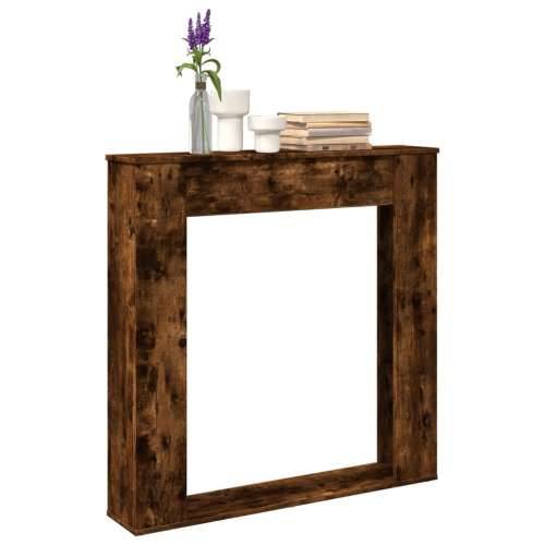 Okvir za kamin boja hrasta 100x20x100 cm od konstruiranog drva - Dimljeni hrast Cijena