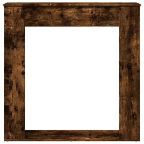 Okvir za kamin boja hrasta 100x20x100 cm od konstruiranog drva - Dimljeni hrast Cijena