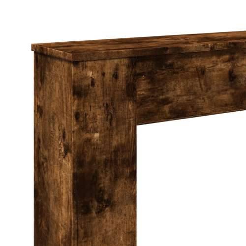 Okvir za kamin boja hrasta 100x20x100 cm od konstruiranog drva - Dimljeni hrast Cijena
