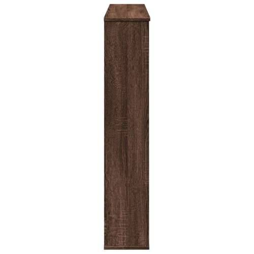 Okvir za kamin boja hrasta 100x20x100 cm od konstruiranog drva - Smeđi hrast Cijena