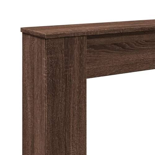 Okvir za kamin boja hrasta 100x20x100 cm od konstruiranog drva - Smeđi hrast Cijena