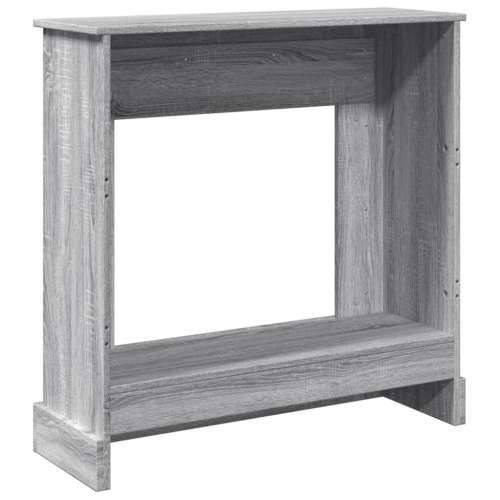 Okvir za kamin boja hrasta 90x30x90 cm od konstruiranog drva Sivi hrast sonoma Cijena