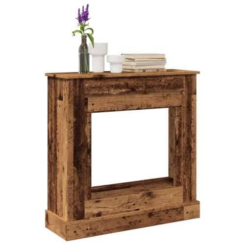 Okvir za kamin boja drva 90x30x90 cm od konstruiranog drva - Staro drvo Cijena