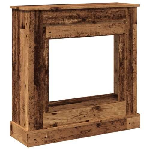 Okvir za kamin boja drva 90x30x90 cm od konstruiranog drva - Staro drvo Cijena
