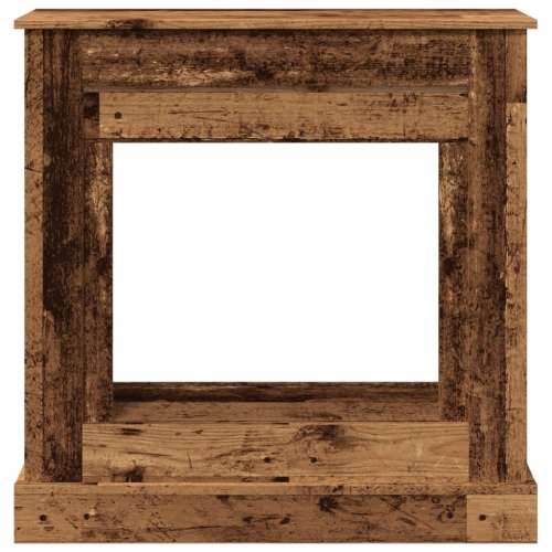 Okvir za kamin boja drva 90x30x90 cm od konstruiranog drva - Staro drvo Cijena