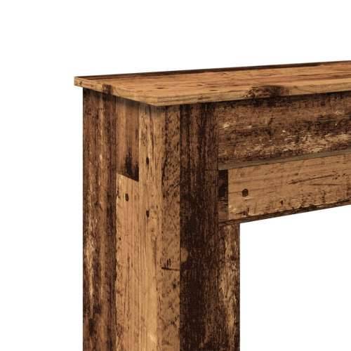 Okvir za kamin boja drva 90x30x90 cm od konstruiranog drva - Staro drvo Cijena
