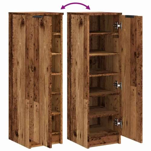 Ormarić za cipele boja drva 29,5x35x100,5 cm konstruirano drvo - Staro drvo 1 Cijena