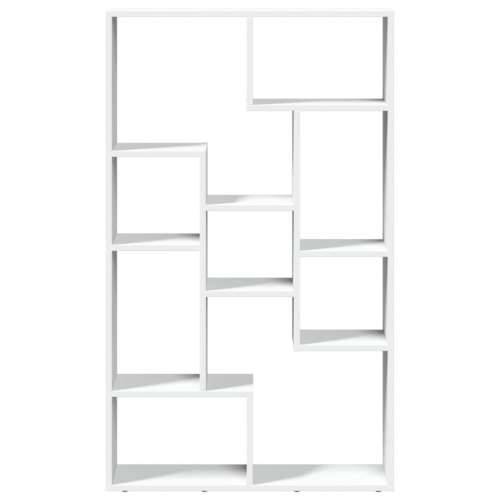 Regal za knjige bijeli 72 x 20 x 120 cm od konstruiranog drva - Bijela 1 72 cm Cijena