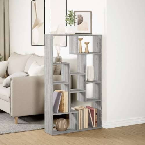 Regal za knjige siva boja hrasta 72x20x120 cm konstruirano drvo - Sivi hrast sonoma 1 72 cm Cijena