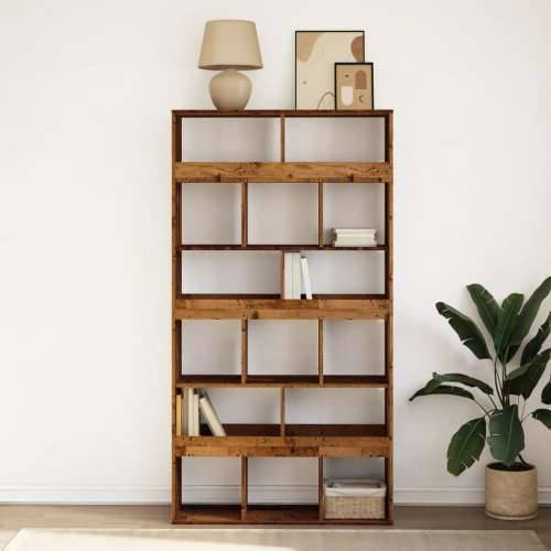 Regal za knjige boja drva 100x33x187,5 cm konstruirano drvo - Staro drvo 1 187.5 cm Cijena