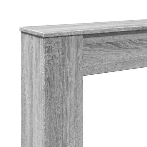 Okvir za kamin boja hrasta 100x20x100 cm od konstruiranog drva - Sivi hrast sonoma Cijena